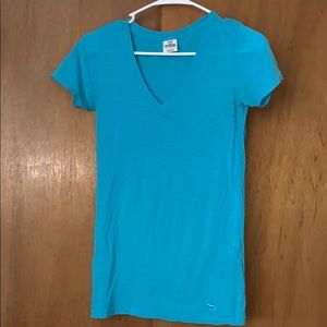 PINK Victoria’s Secret blue tee shirt